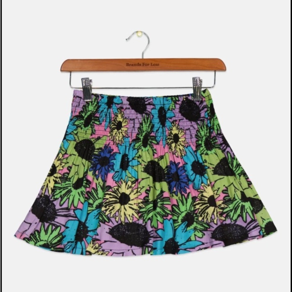 Steve Madden πΊ Girls 8-10 Floral Skirt NWOT - Picture 2 of 5